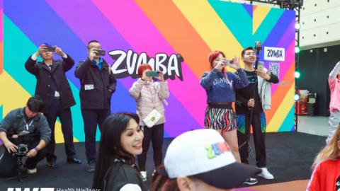 IWF2026上海健身展|Zumba中国展位现场